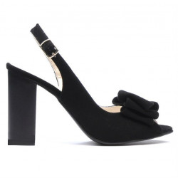 Sandalias de mujer 1256 negro antílope