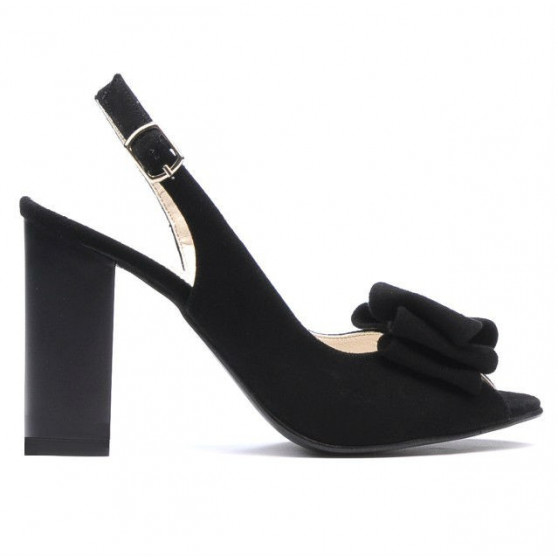 Sandalias de mujer 1256 negro antílope