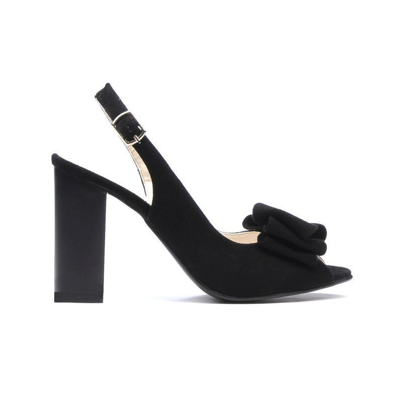 Sandalias de mujer 1256 negro antílope