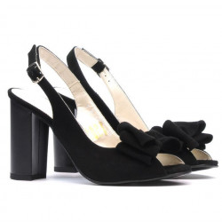 Sandalias de mujer 1256 negro antílope