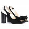 Sandalias de mujer 1256 negro antílope