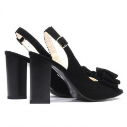 Sandalias de mujer 1256 negro antílope