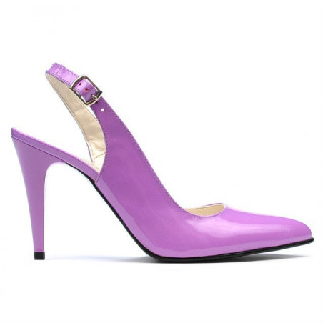 Sandalias de mujer 1249 charol morado