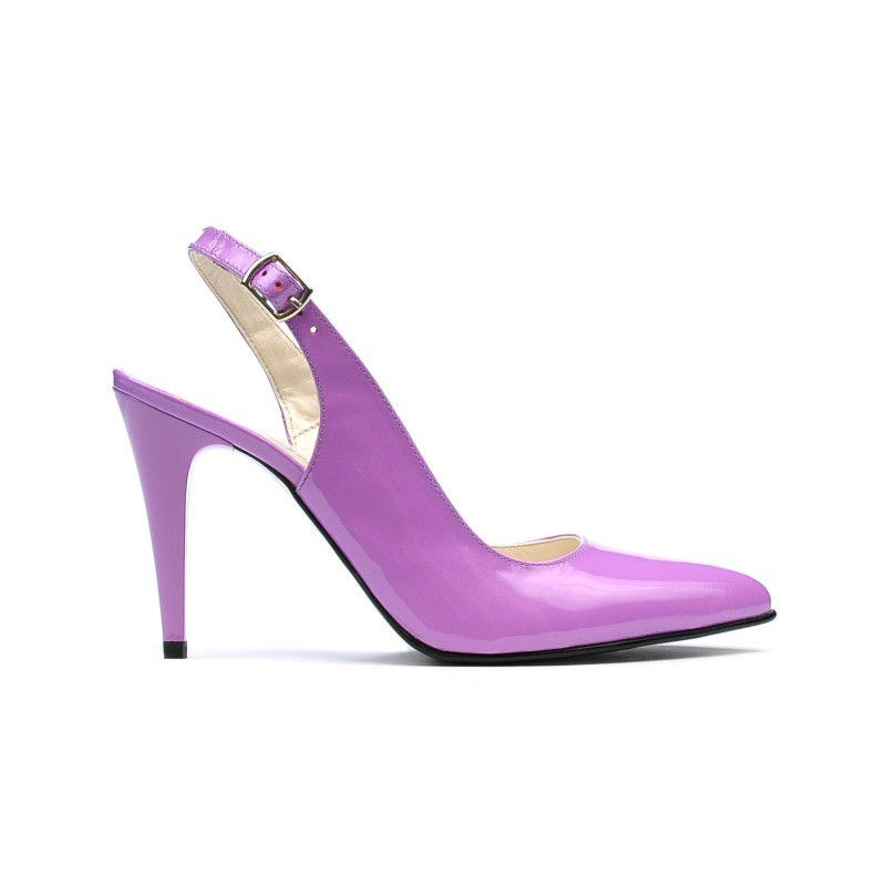 Sandalias de mujer 1249 charol morado