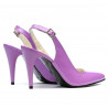 Sandalias de mujer 1249 charol morado