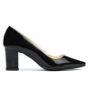 Zapatos elegantes para mujer 1253 charol negro
