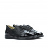 Zapatos para niños pequeños 60c charol negro combinado