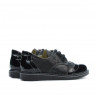 Zapatos para niños pequeños 60c charol negro combinado