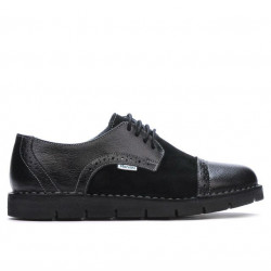 Zapatos casuales de mujer 7001-1 negro combinado