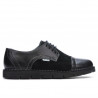 Zapatos casuales de mujer 7001-1 negro combinado