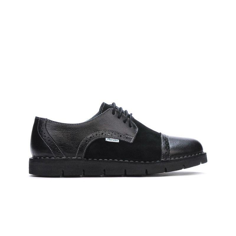 Zapatos casuales de mujer 7001-1 negro combinado