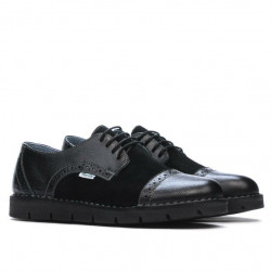 Zapatos casuales de mujer 7001-1 negro combinado
