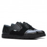Zapatos casuales de mujer 7001-1 negro combinado