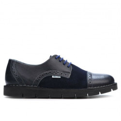 Zapatos casuales de mujer 7001-1 índigo combinado