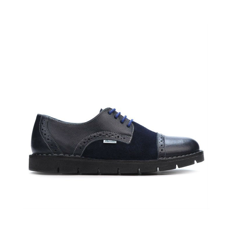 Zapatos casuales de mujer 7001-1 índigo combinado