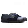 Zapatos casuales de mujer 7001-1 índigo combinado