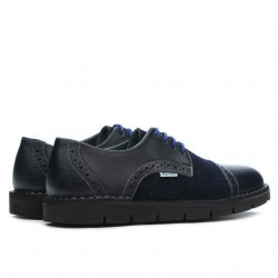 Zapatos casuales de mujer 7001-1 índigo combinado
