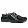 Zapatos casuales/deportivos para hombre 841 negro combinado