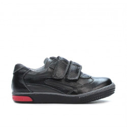 Zapatos para niños pequeños 16-1c negro+gris