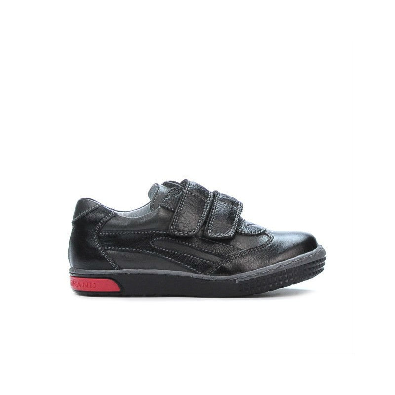 Zapatos para niños pequeños 16-1c negro+gris