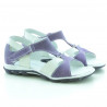 Sandalias para niños pequeños 09c morado+blanco