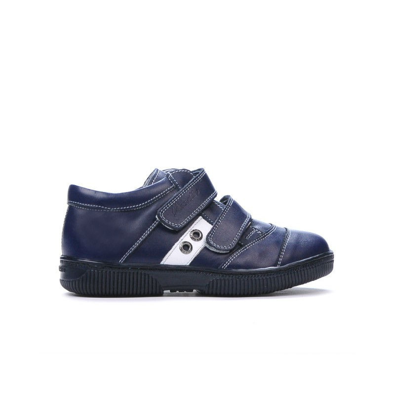 Zapatos para niños 134-1 índigo+blanco