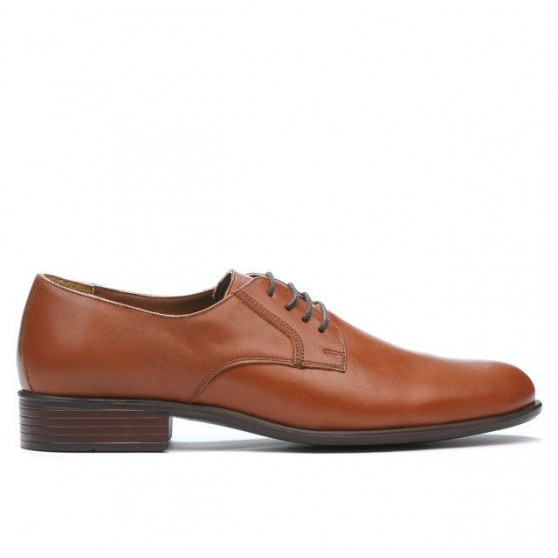 Zapatos elegantes de hombre 837 marrón coñac