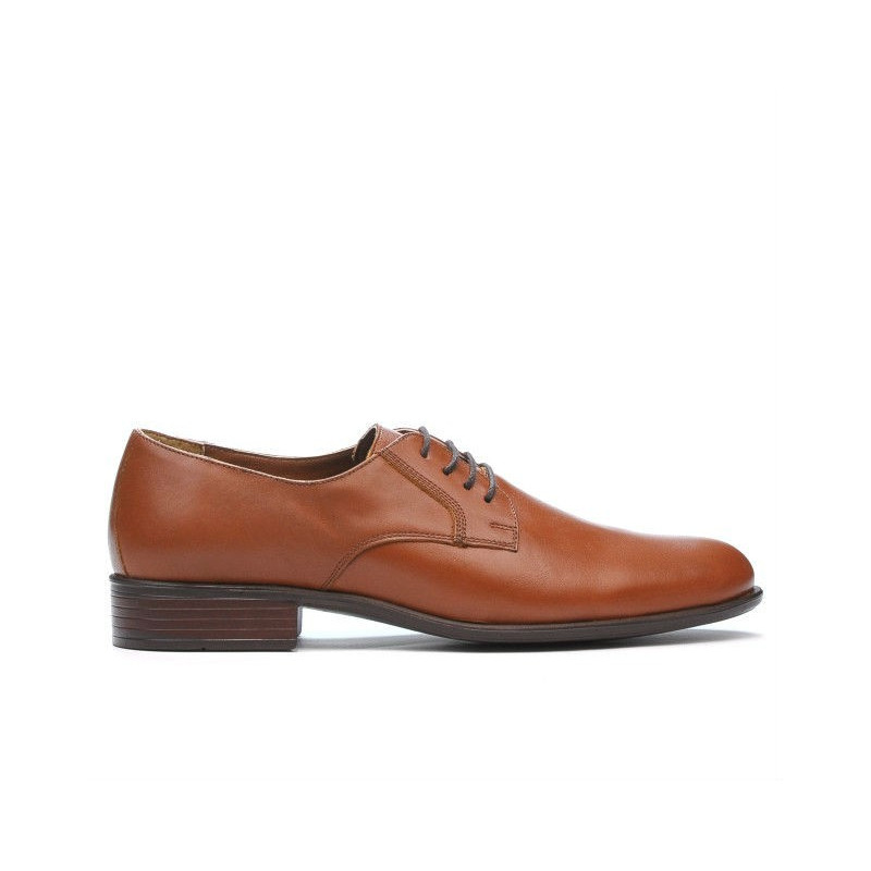 Zapatos elegantes de hombre 837 marrón coñac