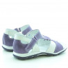 Sandalias para niños pequeños 09c morado+blanco