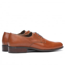 Zapatos elegantes de hombre 837 marrón coñac