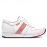 Zapatillas deportivas mujer 679 blanco+rojo