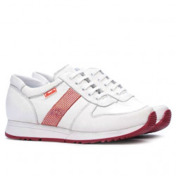 Zapatillas deportivas mujer 679 blanco+rojo