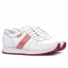 Zapatillas deportivas mujer 679 blanco+rojo