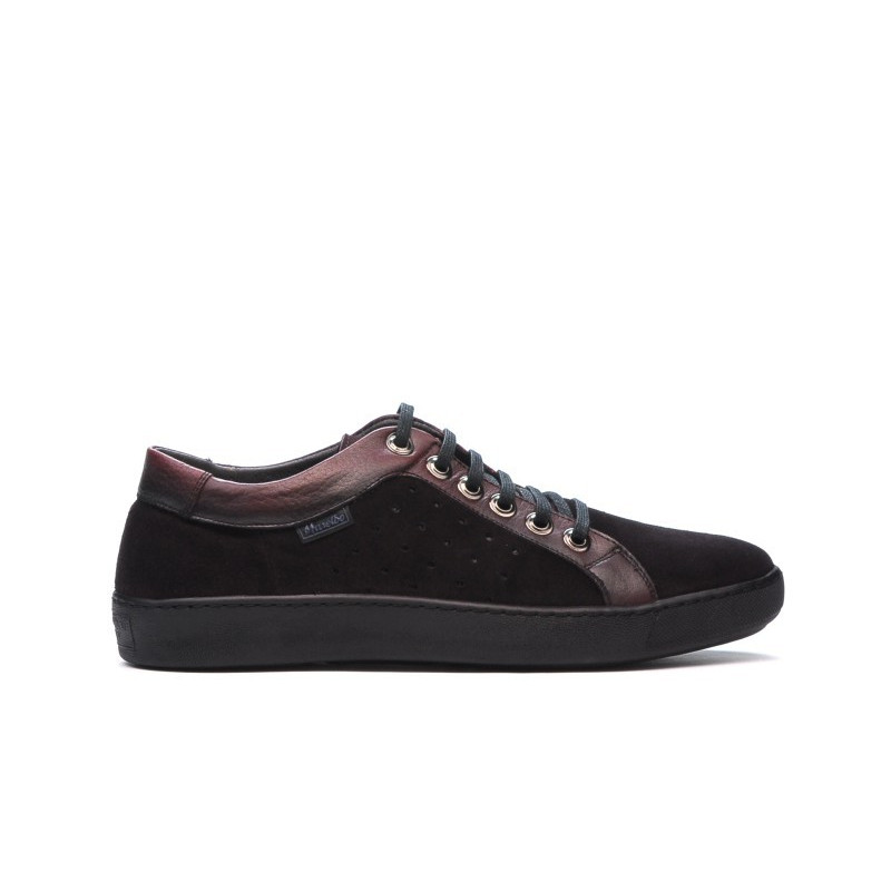 Zapatos casuales/deportivos para hombre 841 combinado burdeos