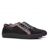 Zapatos casuales/deportivos para hombre 841 combinado burdeos