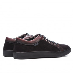 Zapatos casuales/deportivos para hombre 841 combinado burdeos
