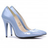 Zapatos elegantes de mujer 1241 charol azul