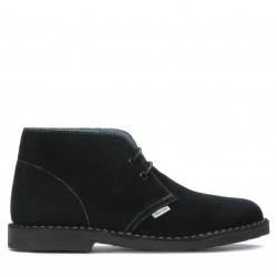 Botines de mujer 7100-1 negro terciopelo