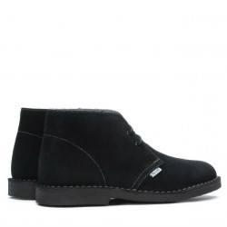 Botines de mujer 7100-1 negro terciopelo