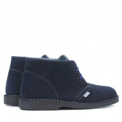 Botines de mujer 7100-1 índigo de terciopelo