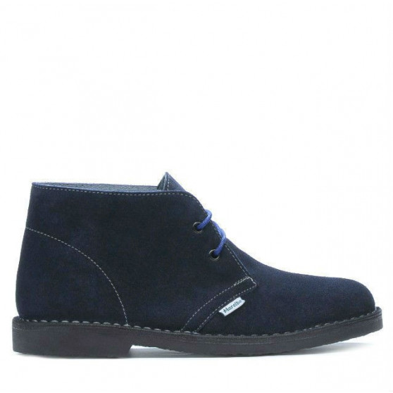 Botines de mujer 7100-1 índigo de terciopelo