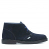 Botines de mujer 7100-1 índigo de terciopelo