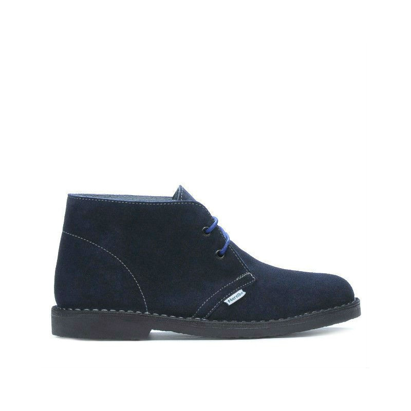 Botines de mujer 7100-1 índigo de terciopelo