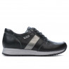 Zapatillas deportivas mujer 679 negro+plateado