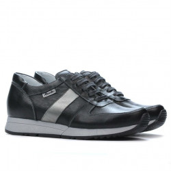 Zapatillas deportivas mujer 679 negro+plateado