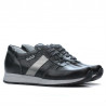 Zapatillas deportivas mujer 679 negro+plateado