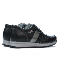 Zapatillas deportivas mujer 679 negro+plateado