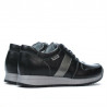 Zapatillas deportivas mujer 679 negro+plateado