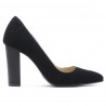 Zapatos elegantes de mujer 1261 negro antílope