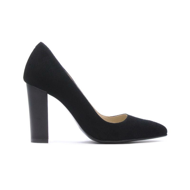 Zapatos elegantes de mujer 1261 negro antílope